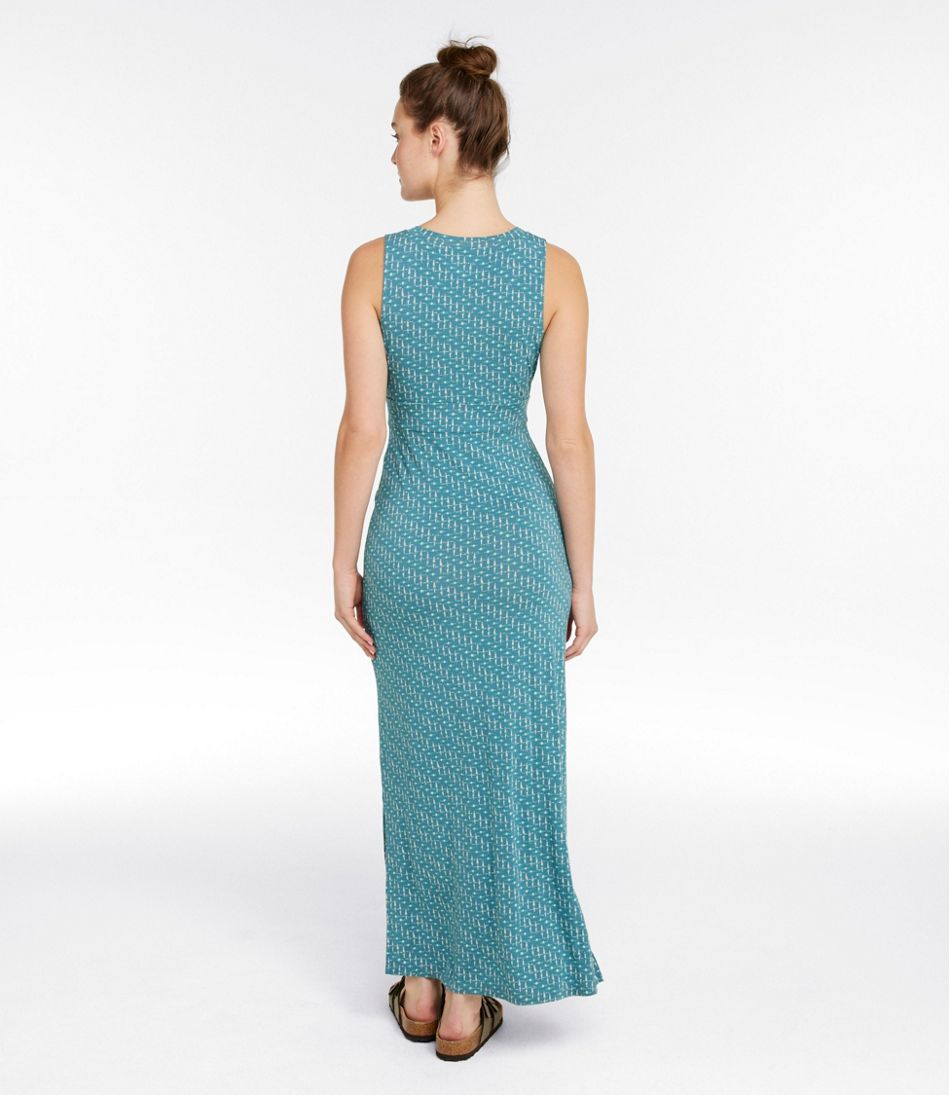 Women's Summer Knit Maxi Dress, Print | L.L.Bean outlet