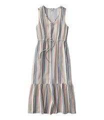 Women's Cloud Gauze Midi Dress, Stripe | L.L.Bean sale