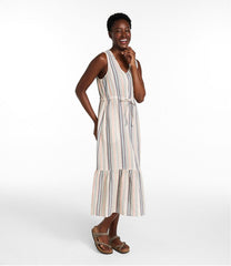 Women's Cloud Gauze Midi Dress, Stripe | L.L.Bean sale