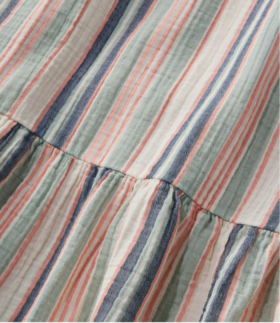 Women's Cloud Gauze Midi Dress, Stripe | L.L.Bean sale
