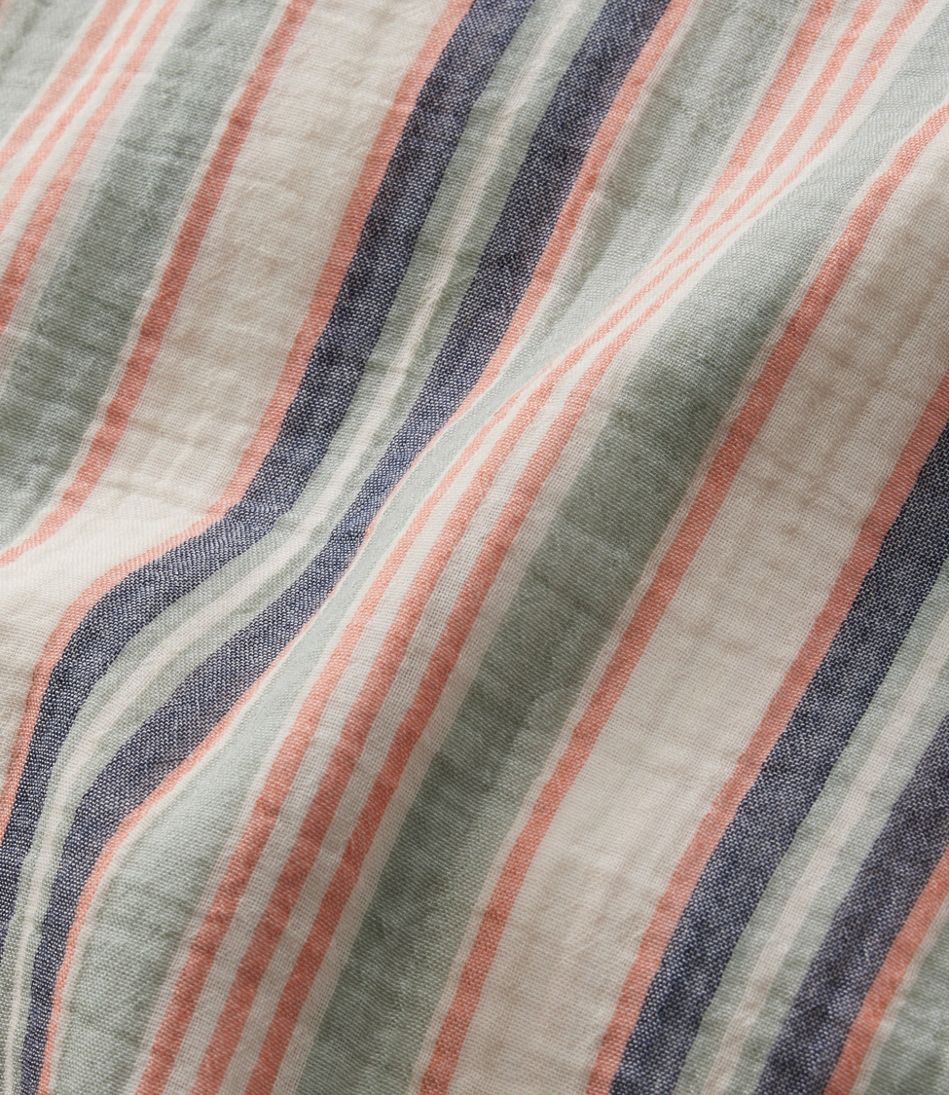 Women's Cloud Gauze Short-Sleeve Shift Dress, Stripe | L.L.Bean on sale