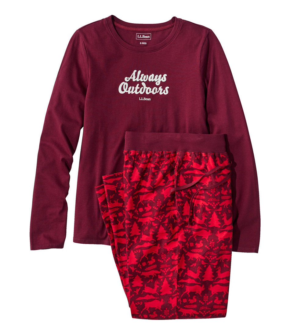 Women's L.L.Bean Camp PJ Set | L.L.Bean for sale