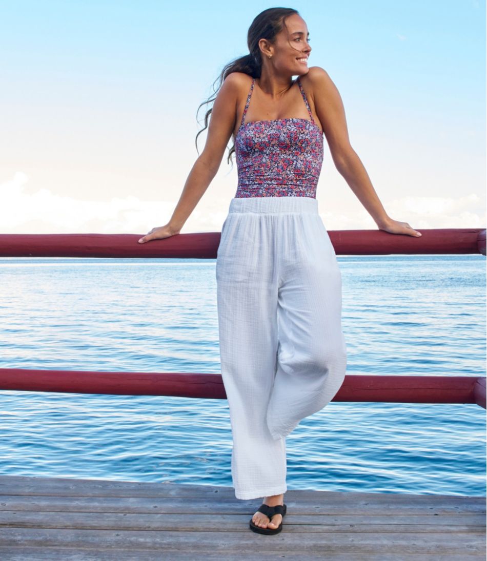 Women's Cloud Gauze Wide-Leg Pants | L.L.Bean near me