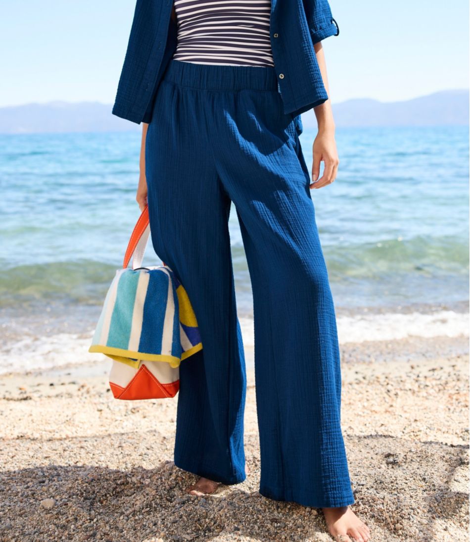 Women's Cloud Gauze Wide-Leg Pants | L.L.Bean near me