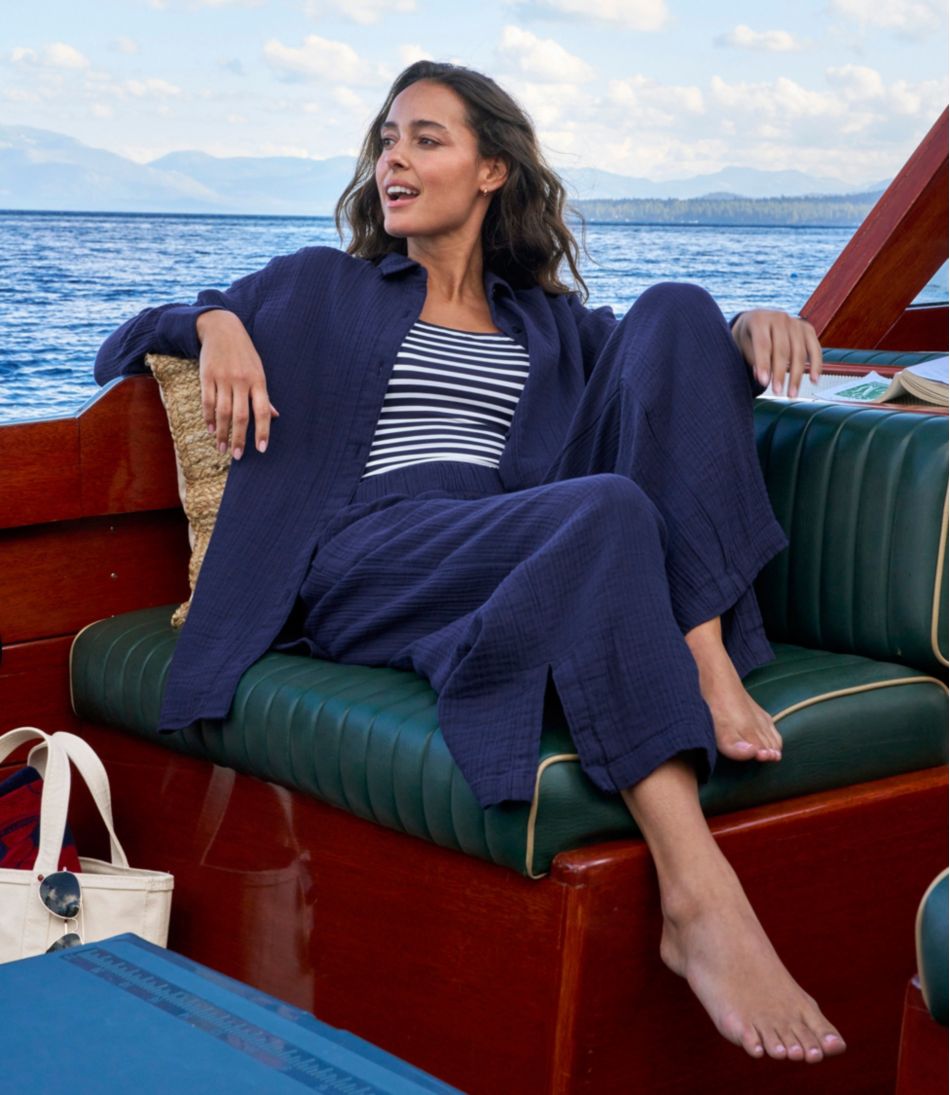 Women's Cloud Gauze Cover-Up Shirt | L.L.Bean for sale