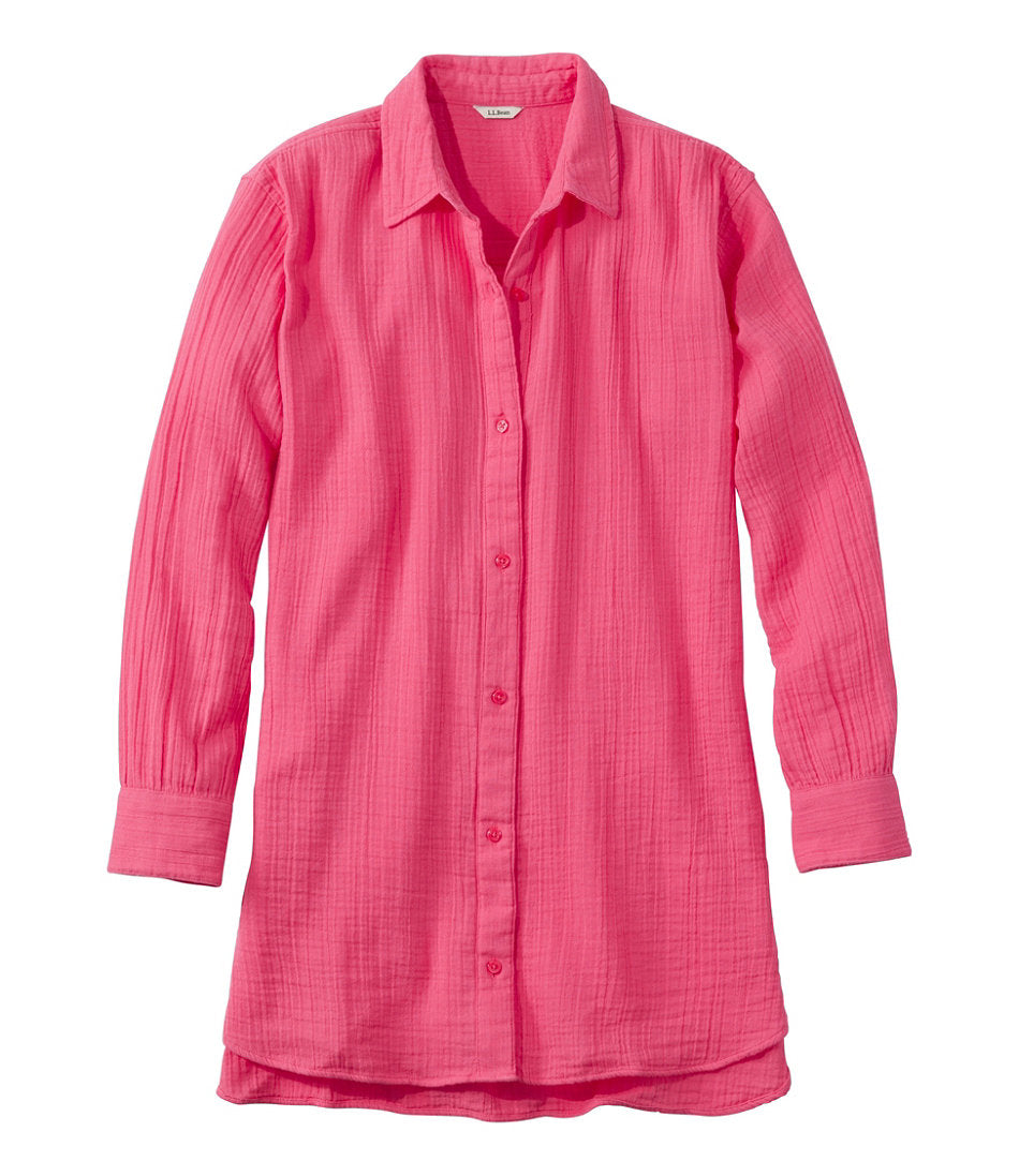 Women's Cloud Gauze Cover-Up Shirt | L.L.Bean for sale