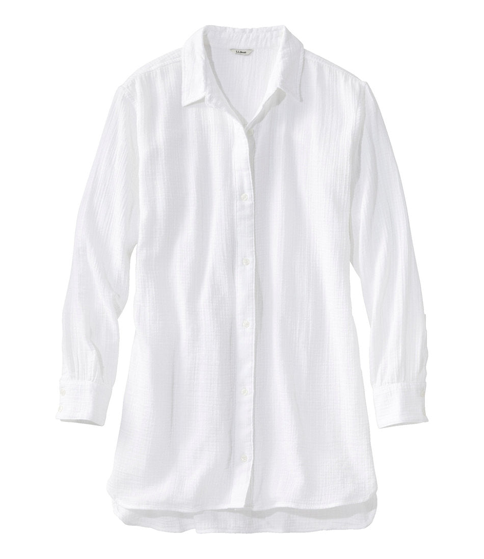 Women's Cloud Gauze Cover-Up Shirt | L.L.Bean for sale