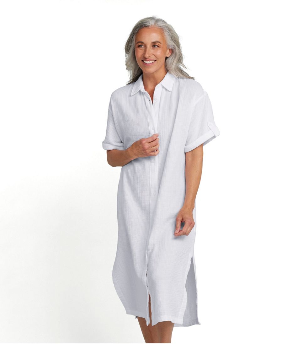 Women's Cloud Gauze Midi Dress | L.L.Bean discount