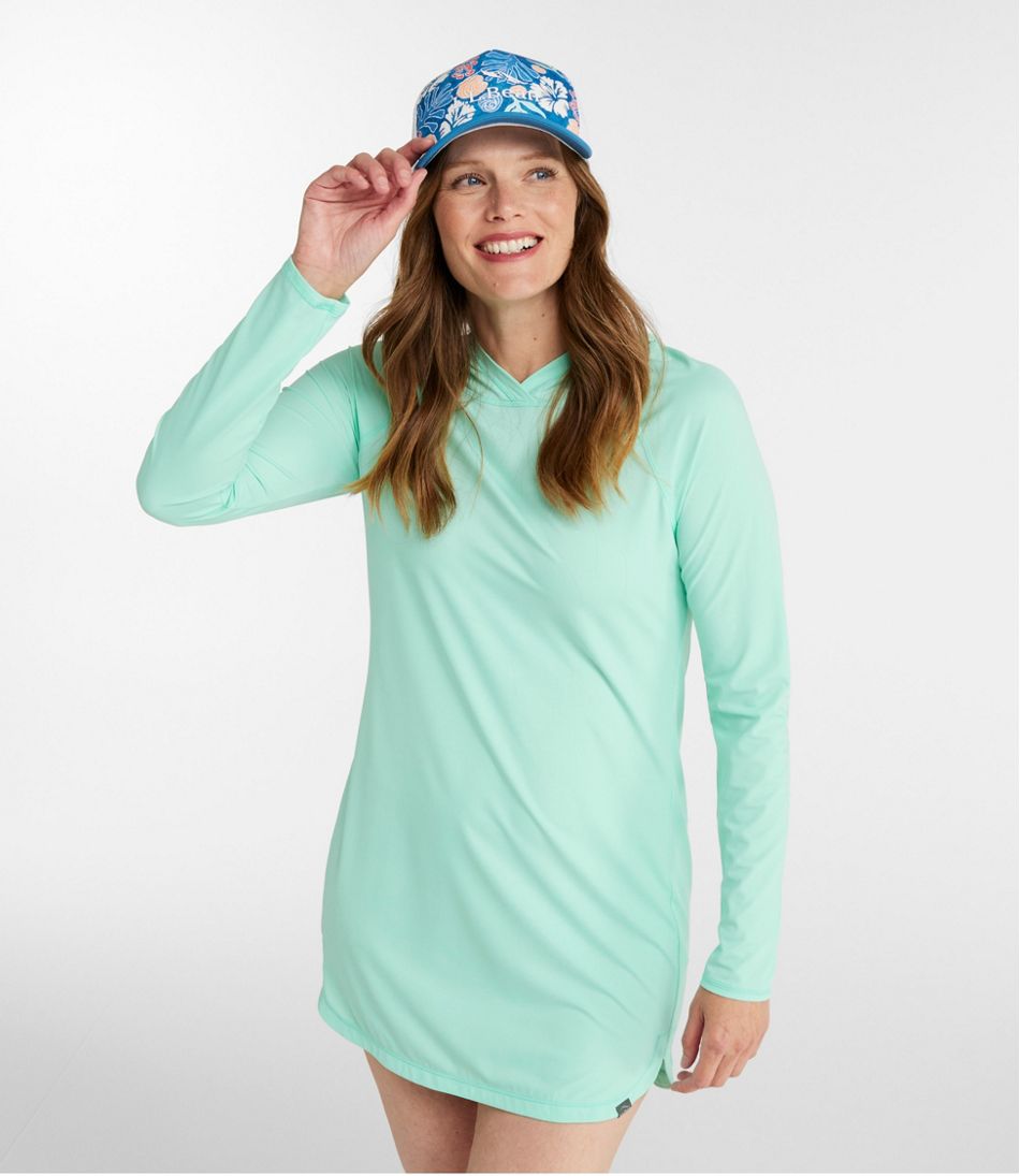 Women's SunSmart® UPF 50+ Sun Shirt, Hooded Tunic | L.L.Bean on sale