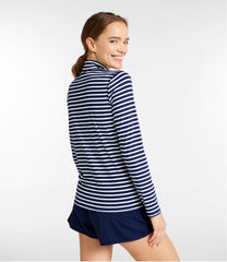 Women's SunSmart® UPF 50+ Sun Shirt, Quarter-Zip Stripe | L.L.Bean online