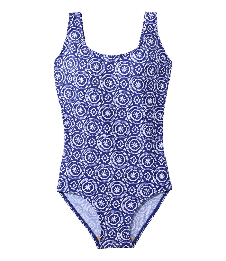 Women's BeanSport Swimwear, Scoopneck Tanksuit Print | L.L.Bean sale
