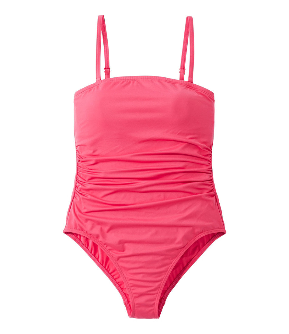 Women's Coastal Essentials Swimwear, Bandeau Tanksuit | L.L.Bean on sale