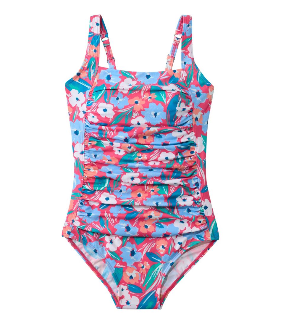 Women's BeanSport Swimwear, Squareneck Tanksuit Print | L.L.Bean near me