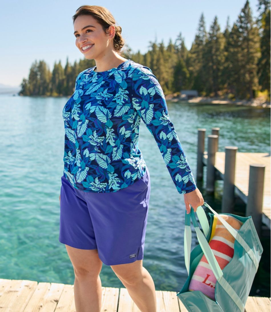 Women's SunSmart® UPF 50+ Sun Shirt, Print | L.L.Bean outlet