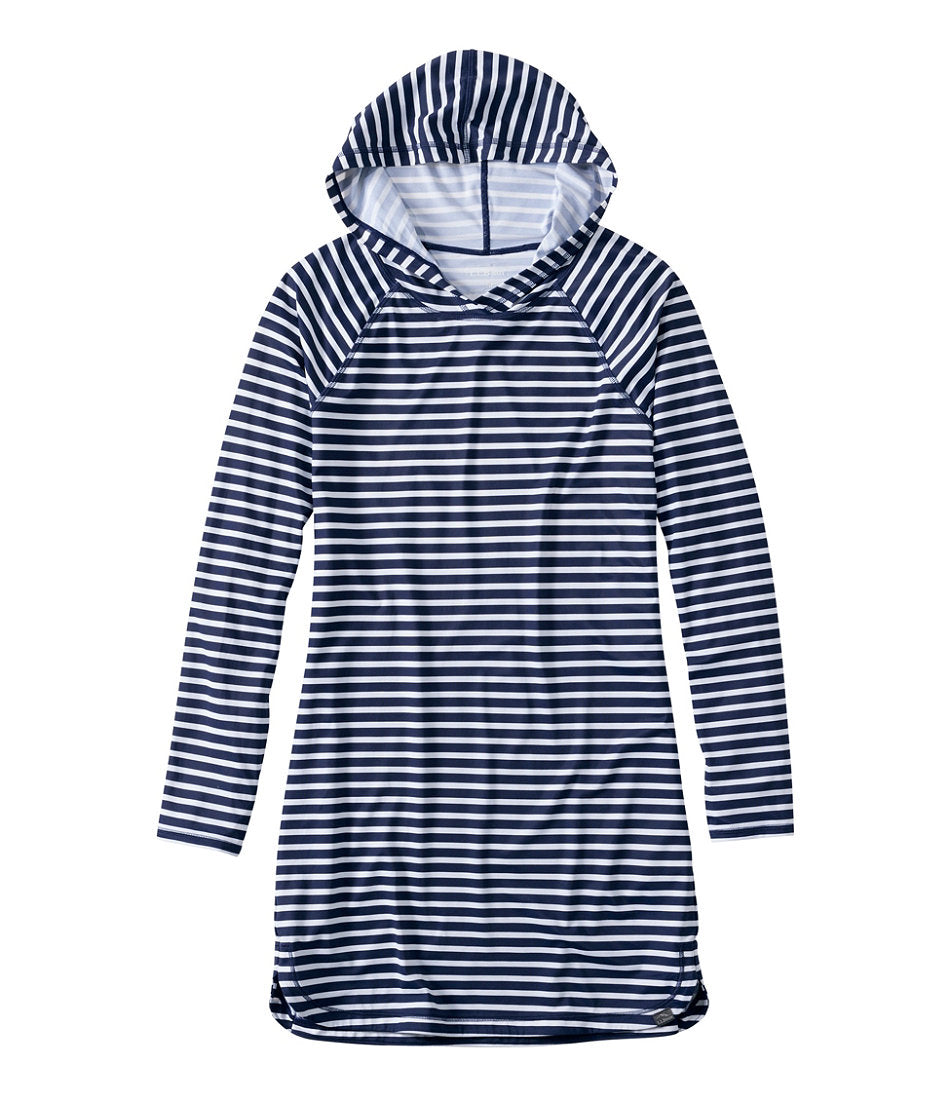 Women's SunSmart® UPF 50+ Sun Shirt, Hooded Tunic Print | L.L.Bean outlet