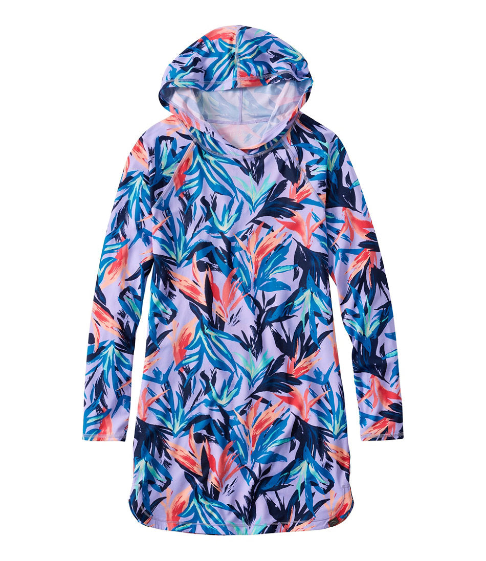Women's SunSmart® UPF 50+ Sun Shirt, Hooded Tunic Print | L.L.Bean outlet