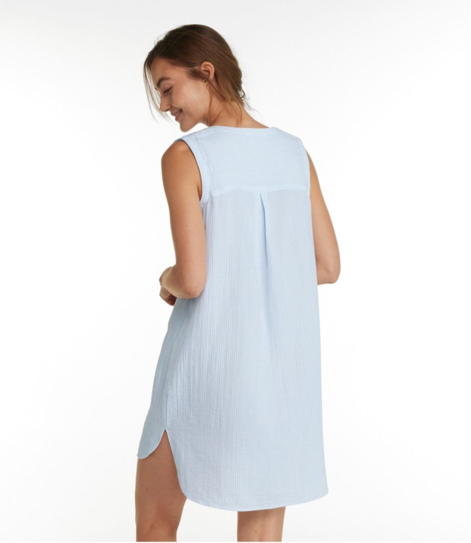 Women's Cloud Gauze Cover-Up Dress, Stripe | L.L.Bean online