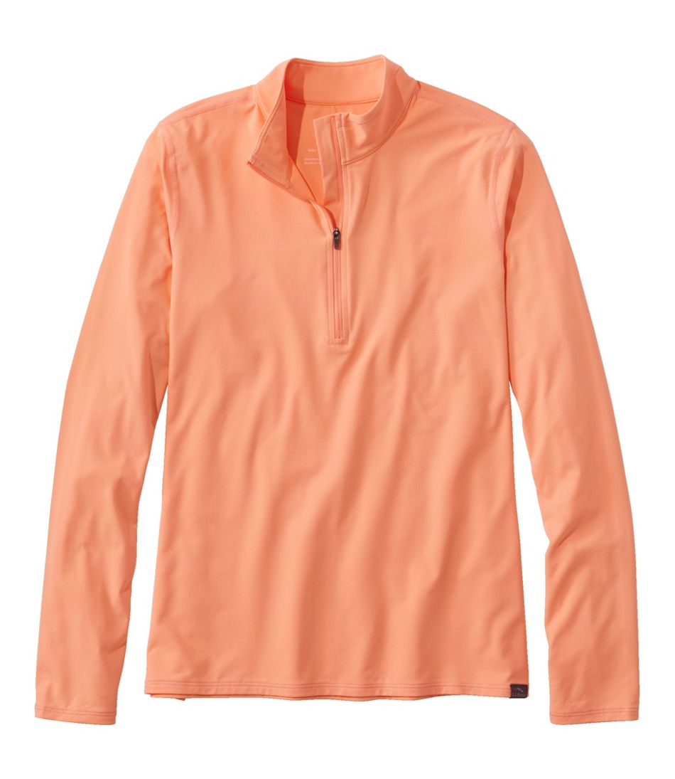 Women's SunSmart® UPF 50+ Sun Shirt, Quarter-Zip | L.L.Bean for sale