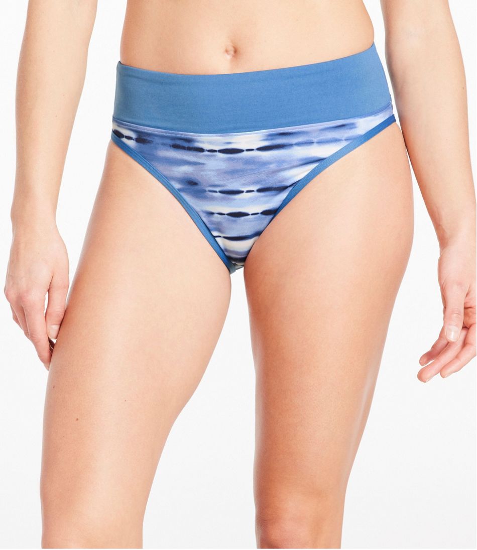 Women's New Currents Swimwear, Mid-Rise Brief Print | L.L.Bean sale