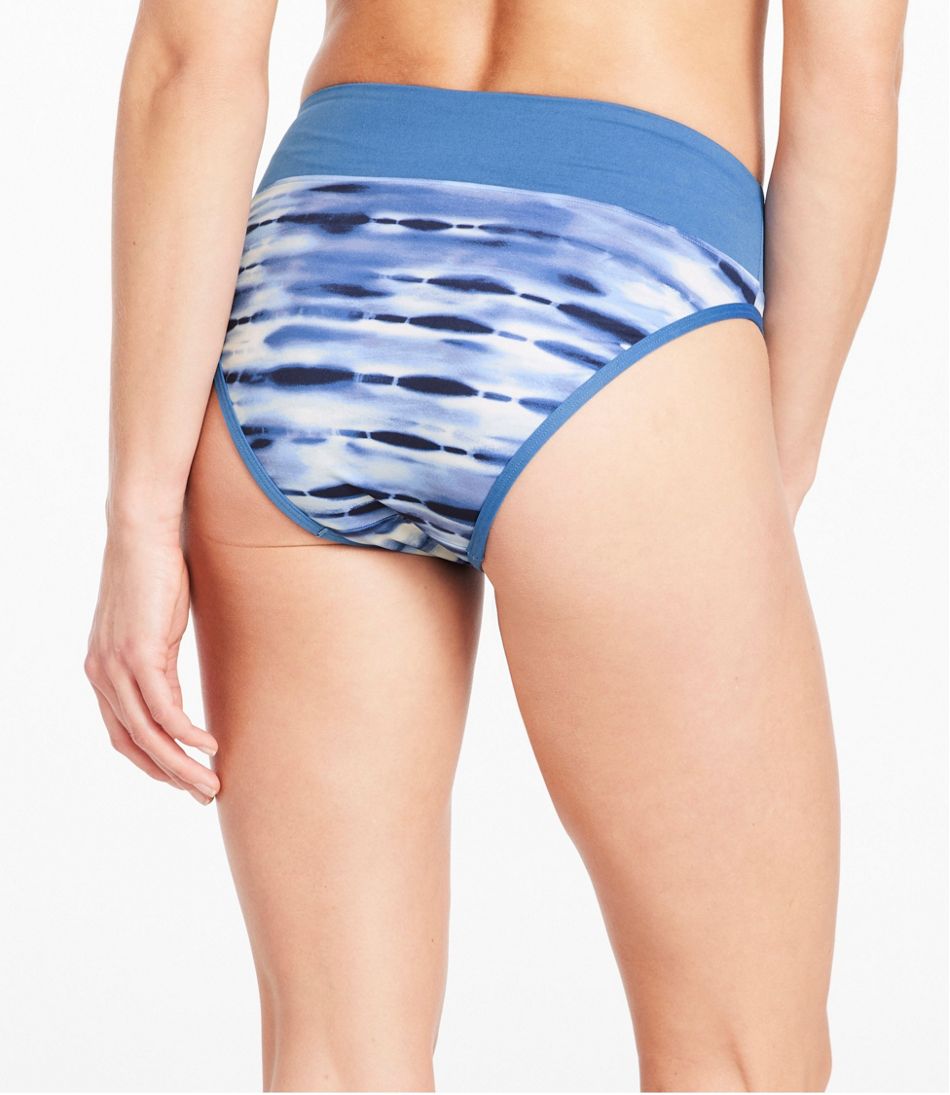 Women's New Currents Swimwear, Mid-Rise Brief Print | L.L.Bean sale