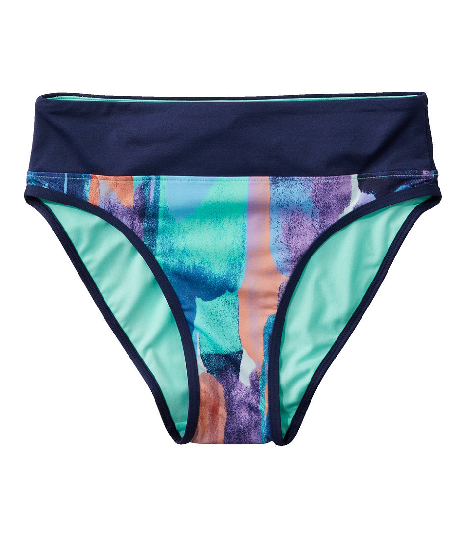 Women's New Currents Swimwear, Mid-Rise Brief Print | L.L.Bean sale