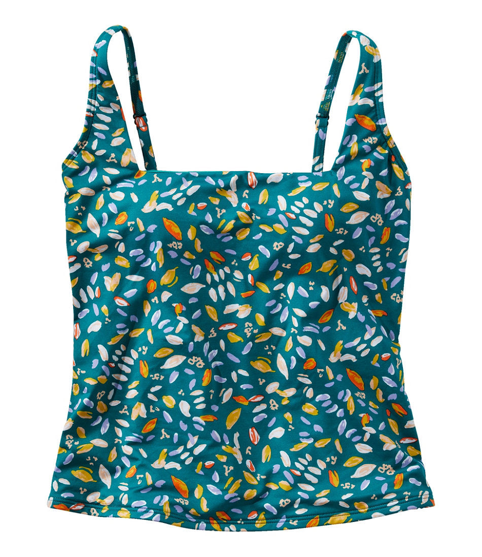 Women's New Currents Swimwear, Squareneck Tankini Top Print | L.L.Bean discount