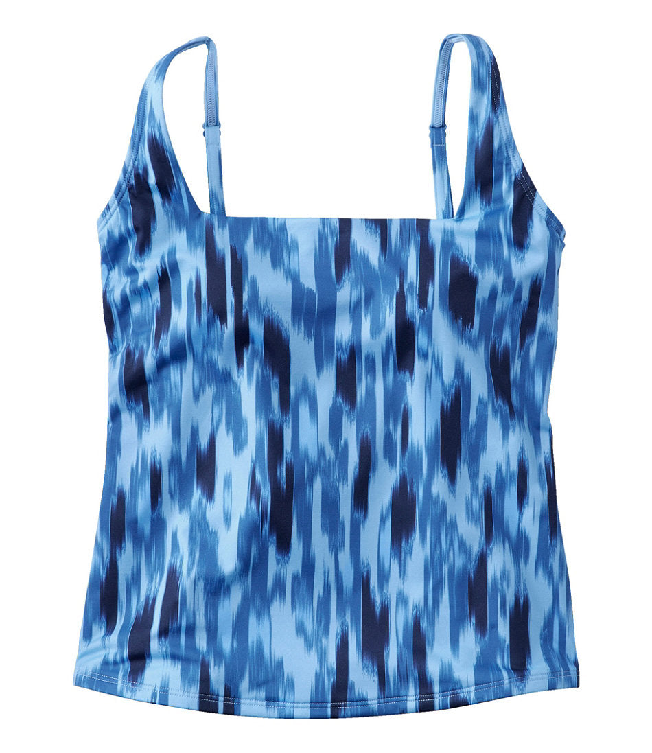 Women's New Currents Swimwear, Squareneck Tankini Top Print | L.L.Bean discount