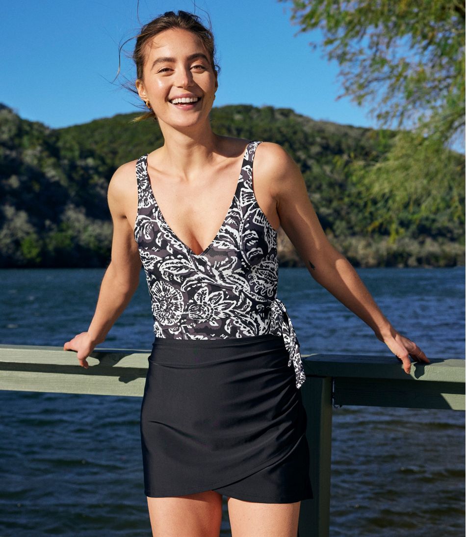 Women's Summersalt The Ruched Swim Skirt | L.L.Bean online