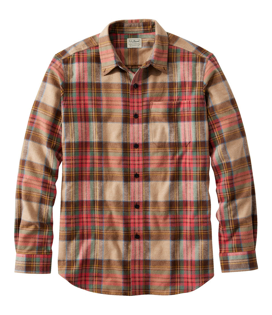 Men's Scotch Plaid Flannel Shirt, Traditional Fit | L.L.Bean for sale