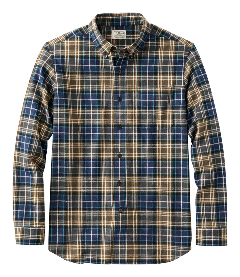 Men's Scotch Plaid Flannel Shirt, Traditional Fit | L.L.Bean for sale