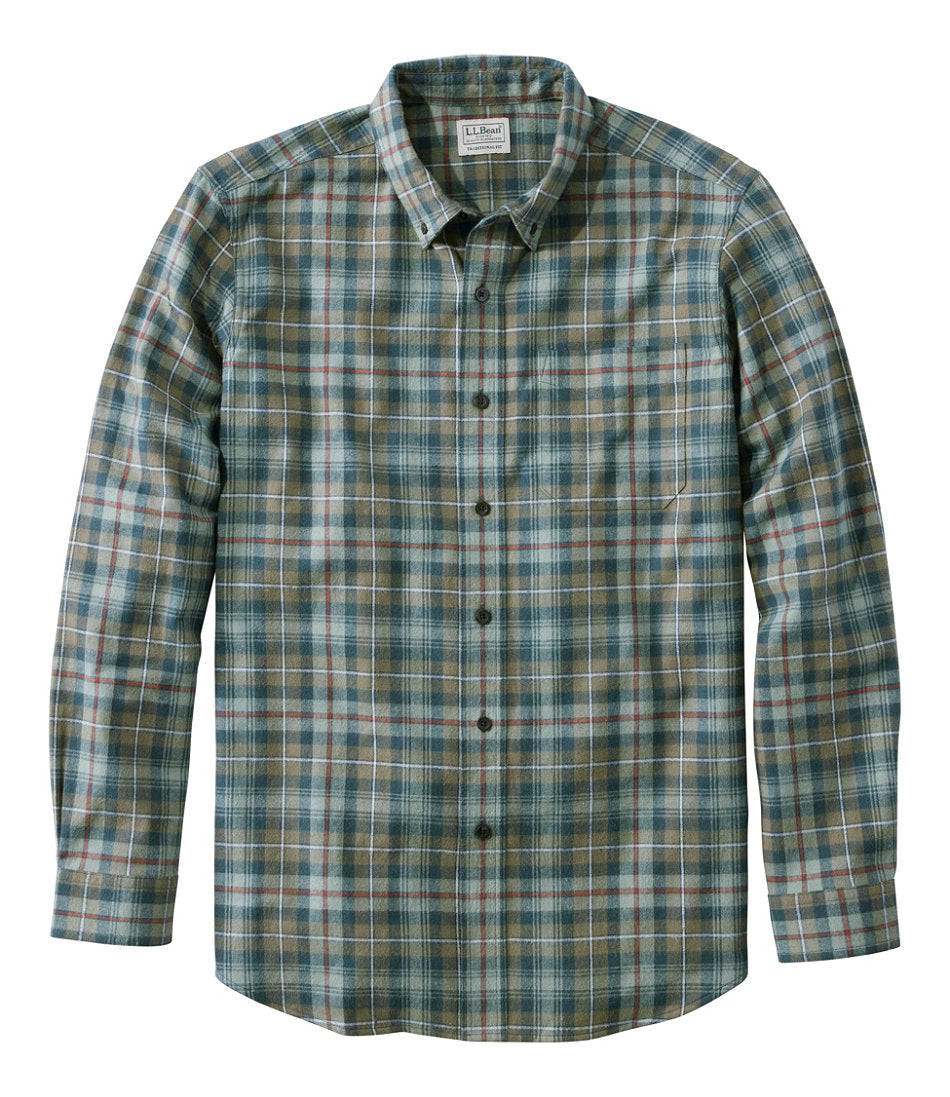 Men's Scotch Plaid Flannel Shirt, Traditional Fit | L.L.Bean for sale