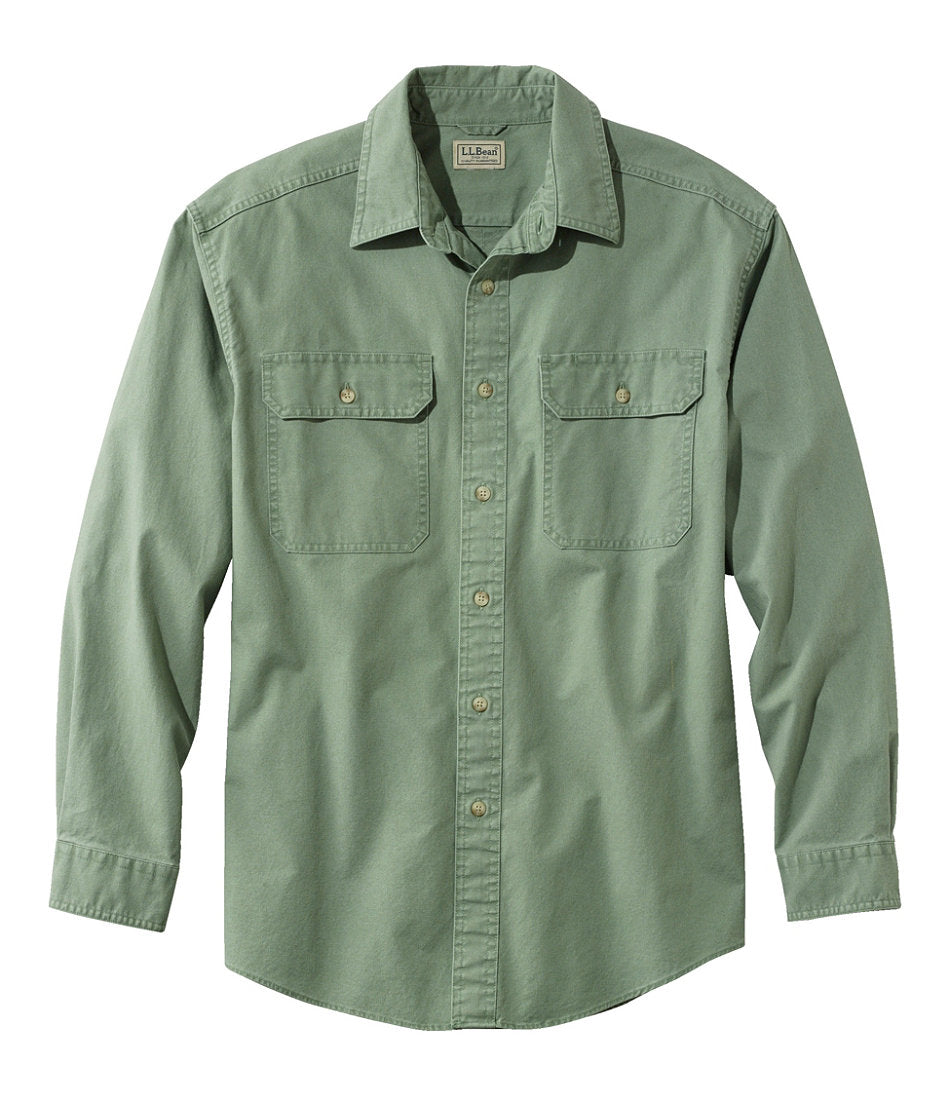 Men's Sunwashed Canvas Shirt, Traditional Fit | L.L.Bean discount