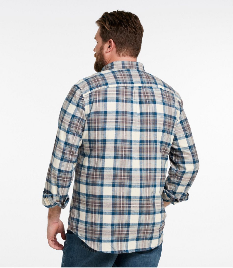 Men's Scotch Plaid Flannel Shirt, Slightly Fitted | L.L.Bean outlet
