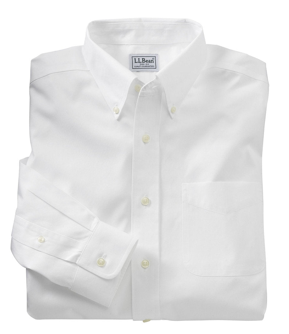 Men's Wrinkle-Free Pinpoint Oxford Cloth Shirt, Traditional Fit | L.L.Bean sale