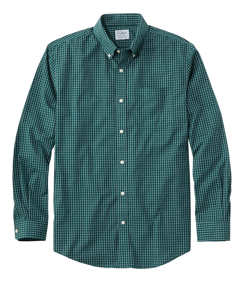 Men's Wrinkle-Free Kennebunk Sport Shirt, Slightly Fitted Check | L.L.Bean for sale