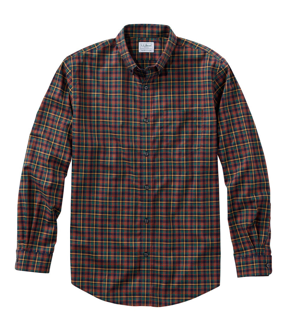 Men's Wrinkle-Free Kennebunk Sport Shirt, Slightly Fitted Check | L.L.Bean for sale