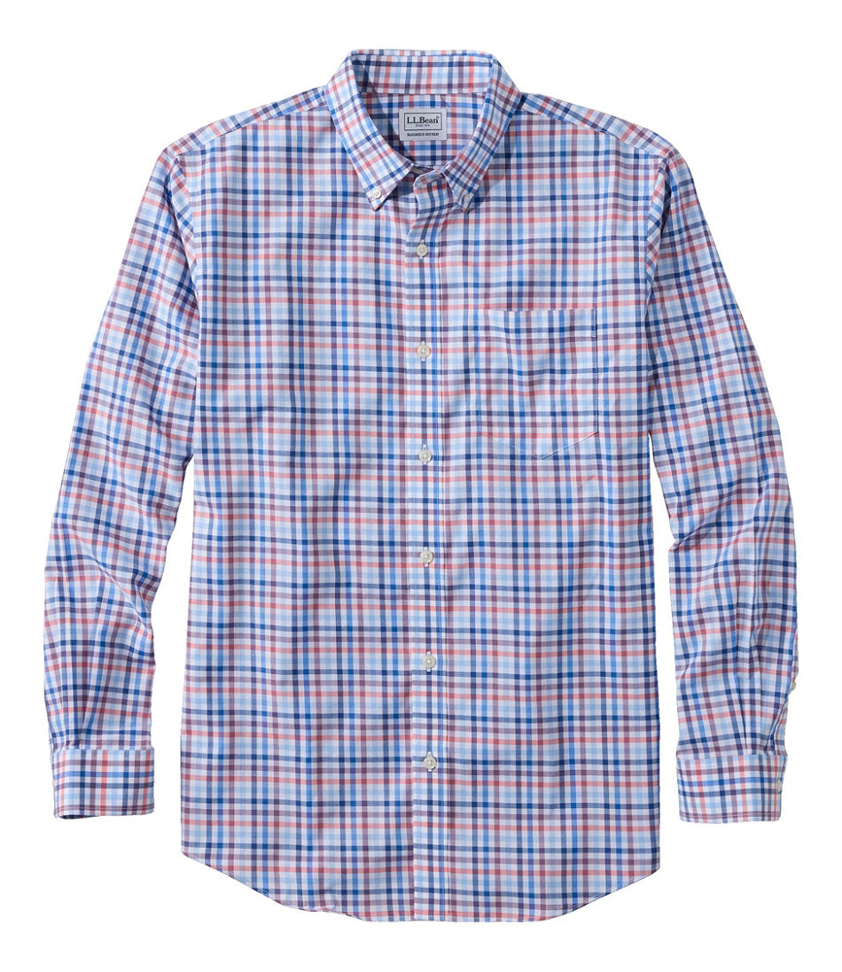 Men's Wrinkle-Free Kennebunk Sport Shirt, Slightly Fitted Check | L.L.Bean for sale