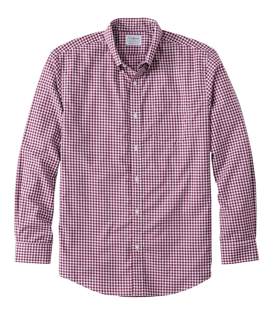 Men's Wrinkle-Free Kennebunk Sport Shirt, Slightly Fitted Check | L.L.Bean for sale
