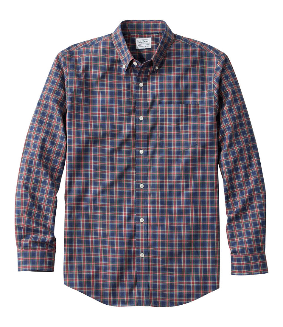 Men's Wrinkle-Free Kennebunk Sport Shirt, Slightly Fitted Check | L.L.Bean for sale