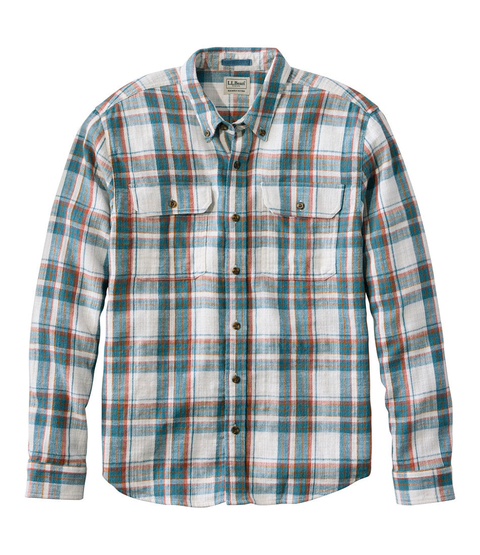 Men's 1912 Field Flannel Shirt, Slightly Fitted Untucked Fit, Plaid | L.L.Bean on sale