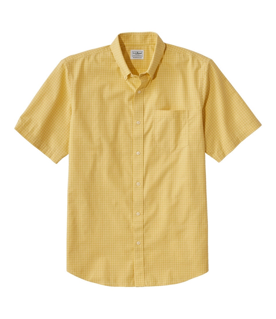 Men's Wrinkle-Free Kennebunk Sport Shirt, Traditional Fit Short-Sleeve Check | L.L.Bean discount