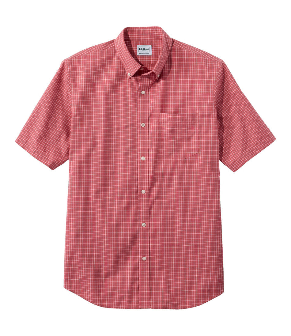 Men's Wrinkle-Free Kennebunk Sport Shirt, Traditional Fit Short-Sleeve Check | L.L.Bean discount