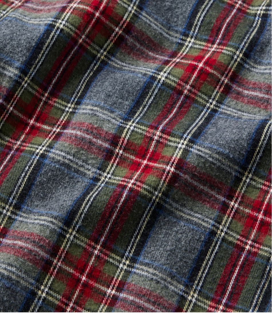 Men's Sherpa-Lined Scotch Plaid Shirt, Slightly Fitted | L.L.Bean sale