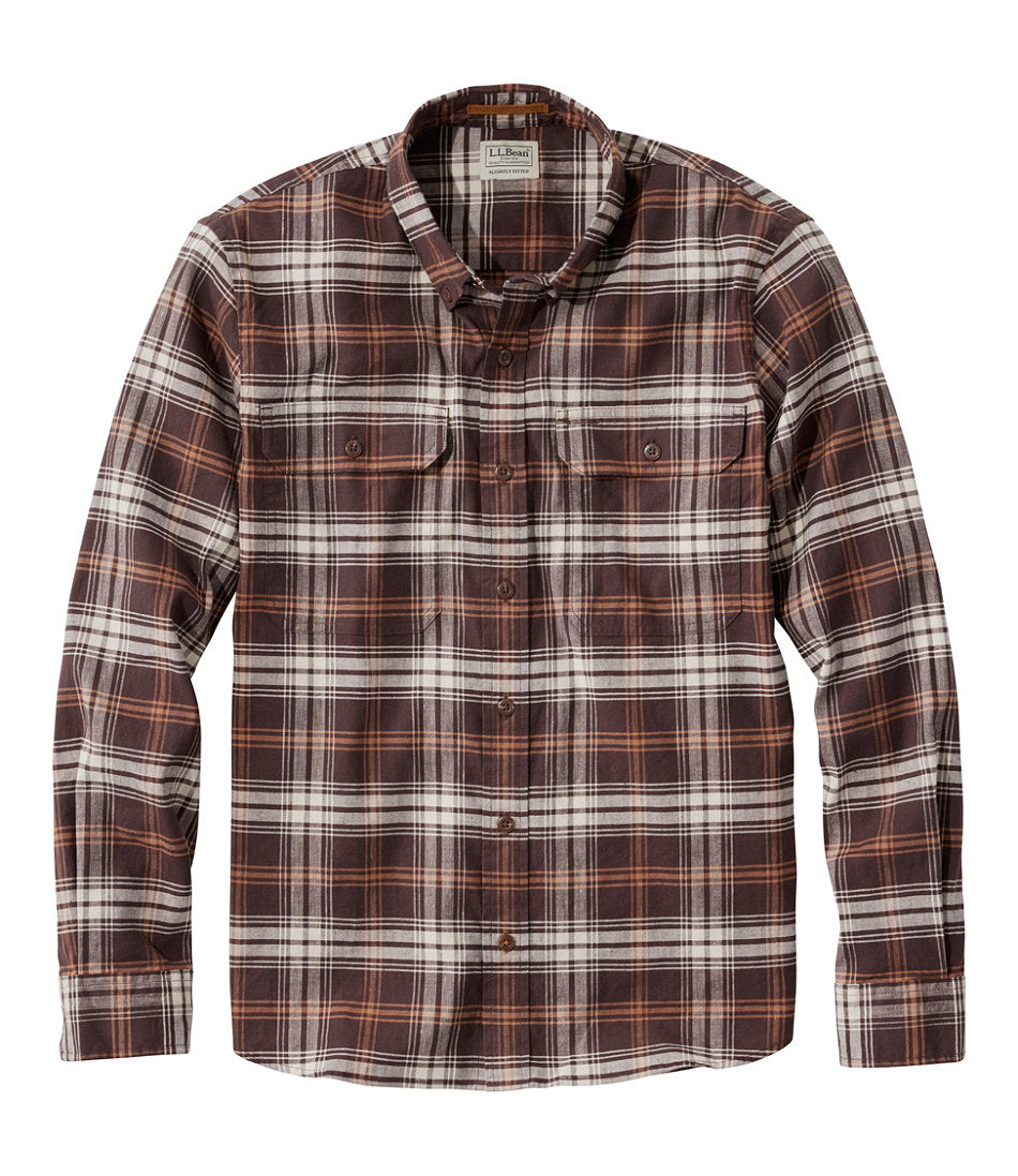 Men's Stonecoast Hemp Shirt, Long-Sleeve, Slightly Fitted Untucked Fit | L.L.Bean on sale