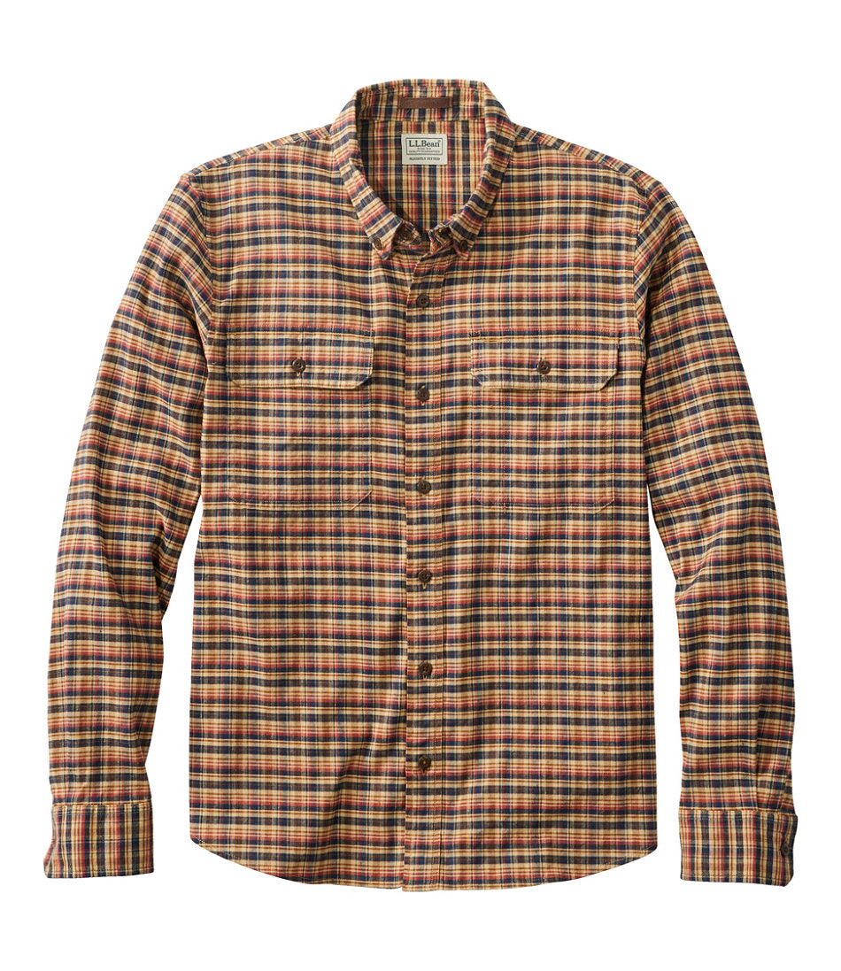 Men's Stonecoast Hemp Shirt, Long-Sleeve, Slightly Fitted Untucked Fit | L.L.Bean on sale