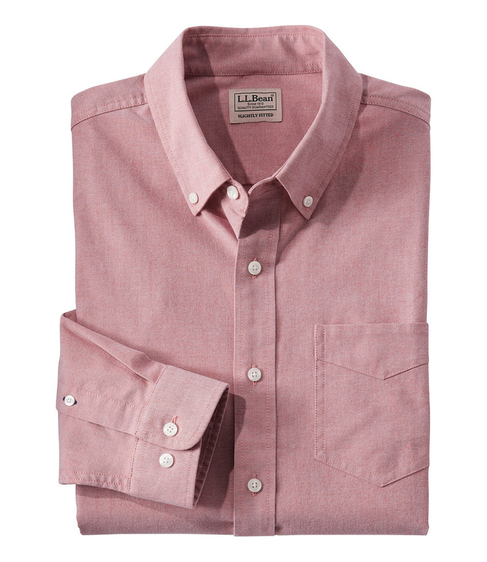 Men's Comfort Stretch® Oxford Shirt, Slightly Fitted Untucked Fit | L.L.Bean near me