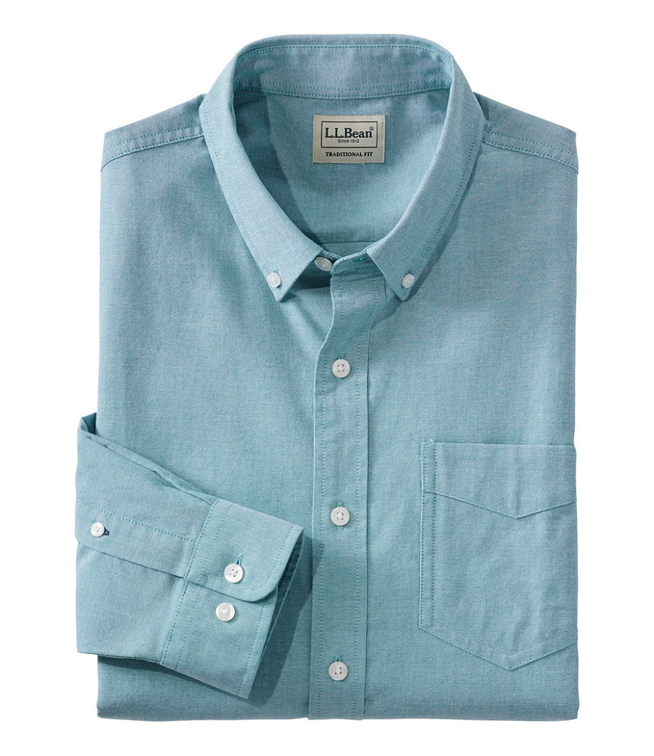 Men's Comfort Stretch® Oxford Shirt, Slightly Fitted Untucked Fit | L.L.Bean near me