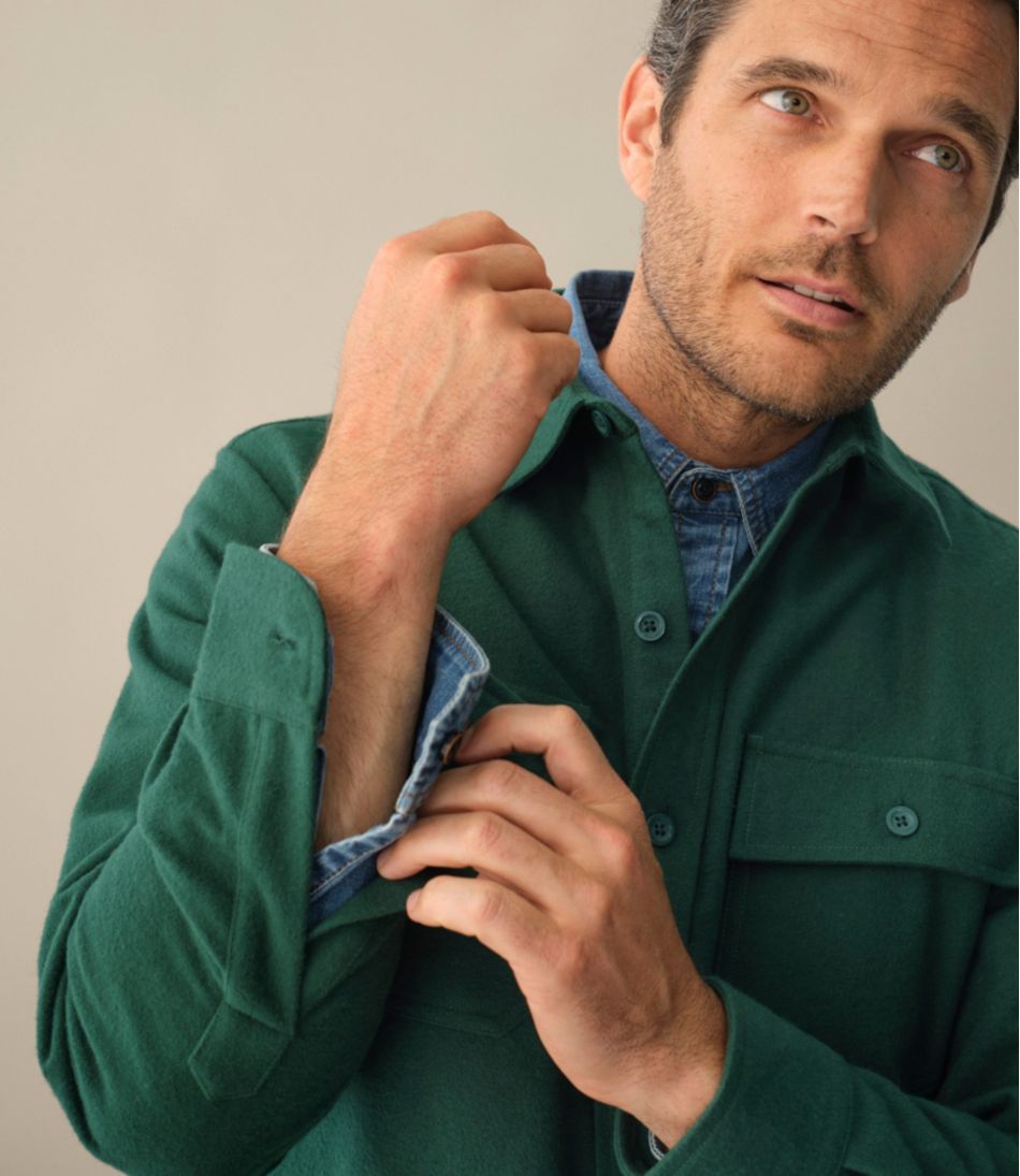 Men's Chamois Shirt, Slightly Fitted | L.L.Bean for sale