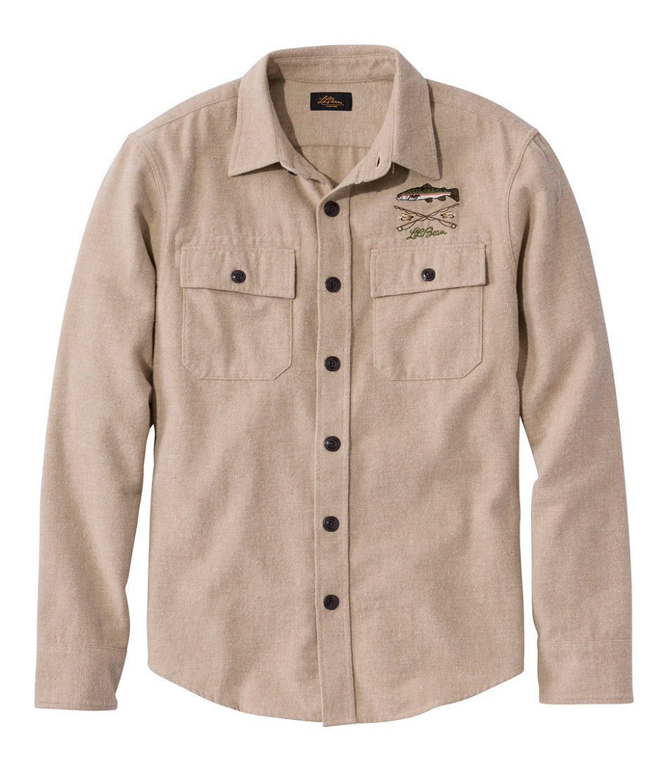 Men's Signature 1933 Chamois Cloth Shirt, Slim Fit, Pattern | L.L.Bean on sale
