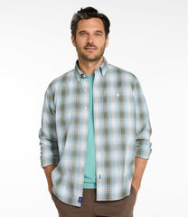 Men's Comfort Stretch® Chambray Shirt, Traditional Untucked Fit, Long-Sleeve, Print | L.L.Bean near me